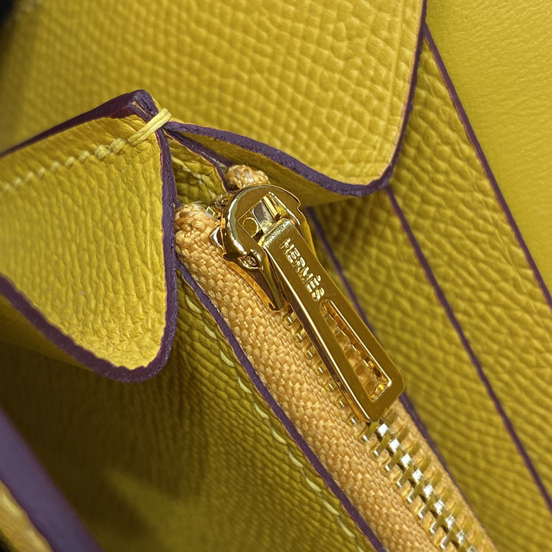エルメス コンスタンス トゥー ゴー 定価 HERMES コンスタンスロング トゥーゴー ジョーヌアンブル ヴォーエプソン ゴールド金具 2524261 - 画像 (9)