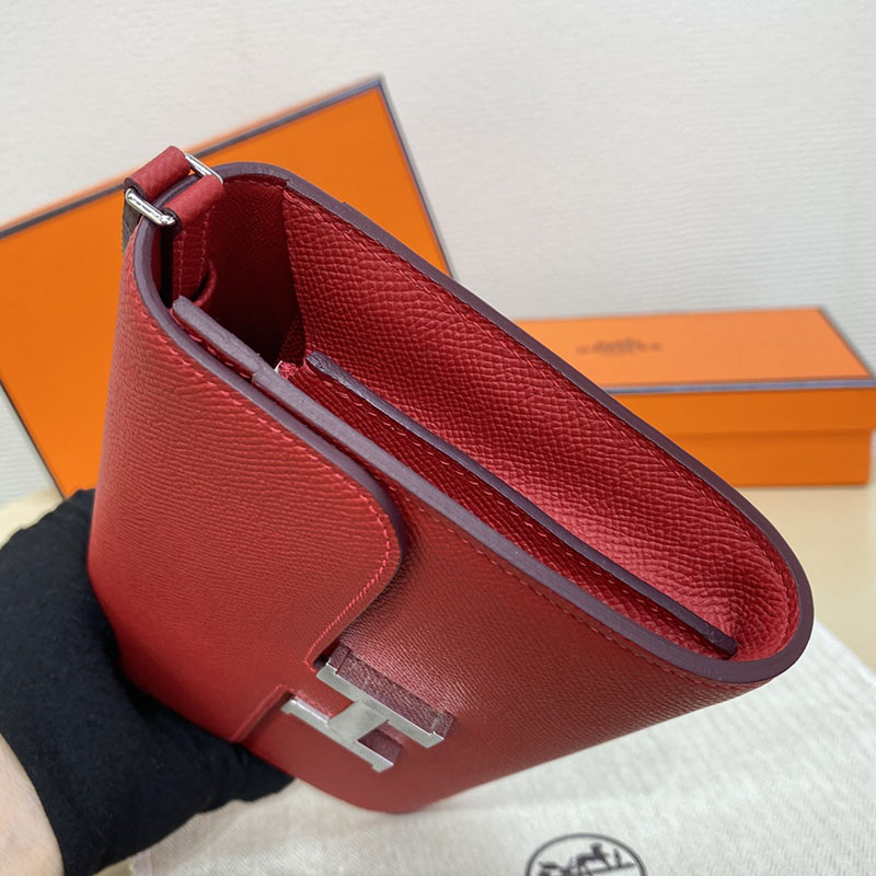 エルメス コンスタンス ロング 定価 HERMES コンスタンスロング トゥーゴー ルージュカザック ヴォーエプソン シルバー金具 2524264 - 画像 (9)