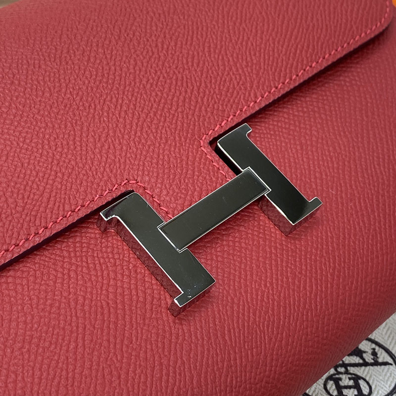 エルメス コンスタンス ロング 定価 HERMES コンスタンスロング トゥーゴー ルージュカザック ヴォーエプソン シルバー金具 2524264 - 画像 (6)