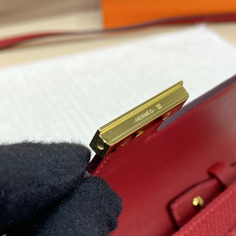 エルメス コンスタンス トゥー ゴー 定価 HERMES コンスタンスロング トゥーゴー ルージュカザック ヴォーエプソン ゴールド金具 2524265 - 画像 (9)