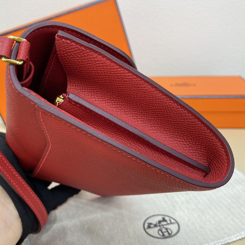 エルメス コンスタンス トゥー ゴー 定価 HERMES コンスタンスロング トゥーゴー ルージュカザック ヴォーエプソン ゴールド金具 2524265 - 画像 (8)