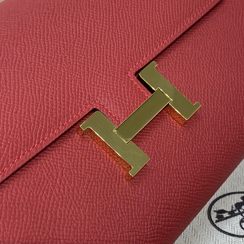 エルメス コンスタンス トゥー ゴー 定価 HERMES コンスタンスロング トゥーゴー ルージュカザック ヴォーエプソン ゴールド金具 2524265 - 画像 (6)
