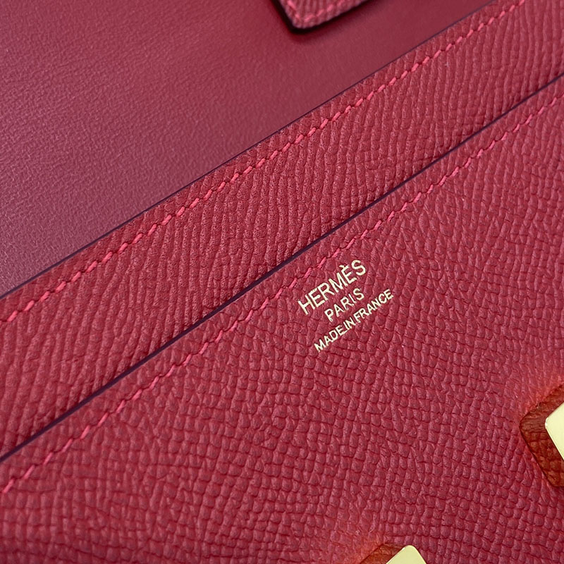 エルメス コンスタンス トゥー ゴー 定価 HERMES コンスタンスロング トゥーゴー ルージュカザック ヴォーエプソン ゴールド金具 2524265 - 画像 (5)