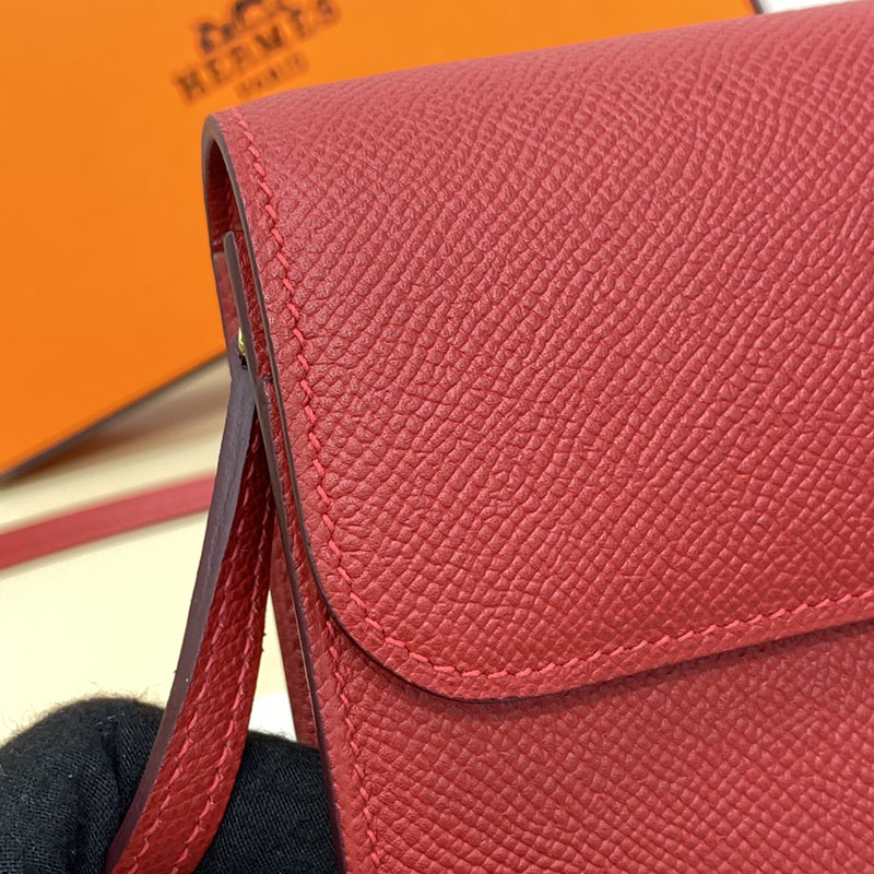 エルメス コンスタンス トゥー ゴー 定価 HERMES コンスタンスロング トゥーゴー ルージュカザック ヴォーエプソン ゴールド金具 2524265 - 画像 (3)