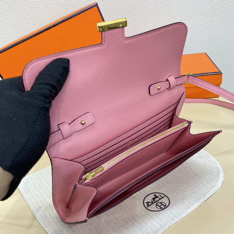 エルメス コンスタンス トゥー ゴー 定価 HERMES コンスタンスロング トゥーゴー ローズコンフェッティ ヴォーエプソン ゴールド金具 2524269 - 画像 (3)