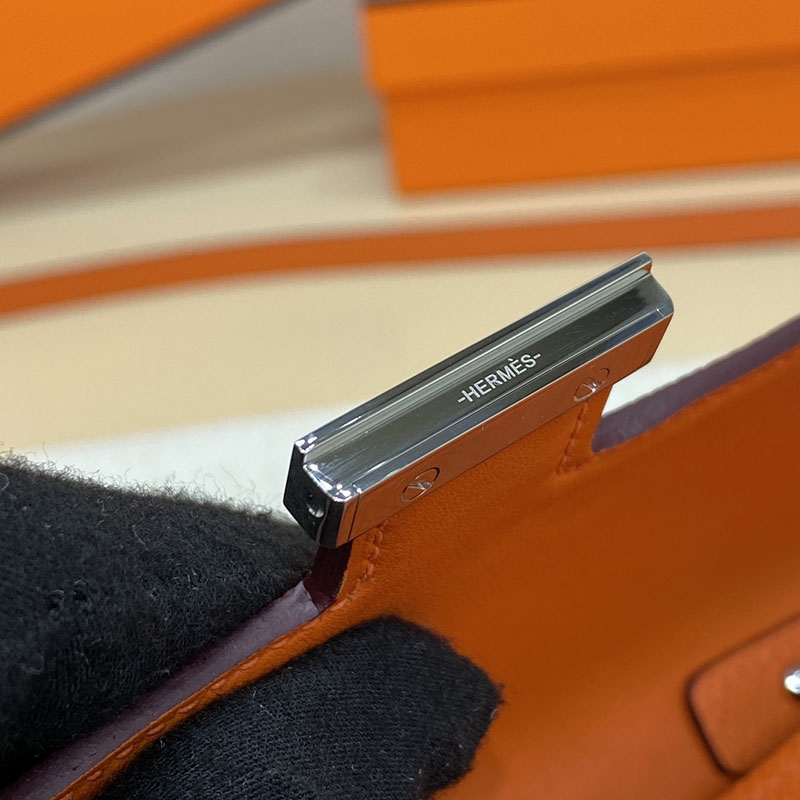 エルメス コンスタンス ロング 定価 HERMES コンスタンスロング トゥーゴー オレンジ ヴォーエプソン シルバー金具 2524270 - 画像 (2)