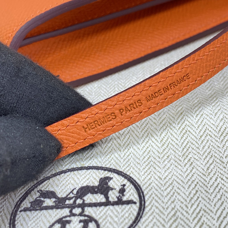エルメス コンスタンス ロング 定価 HERMES コンスタンスロング トゥーゴー オレンジ ヴォーエプソン シルバー金具 2524270 - 画像 (8)