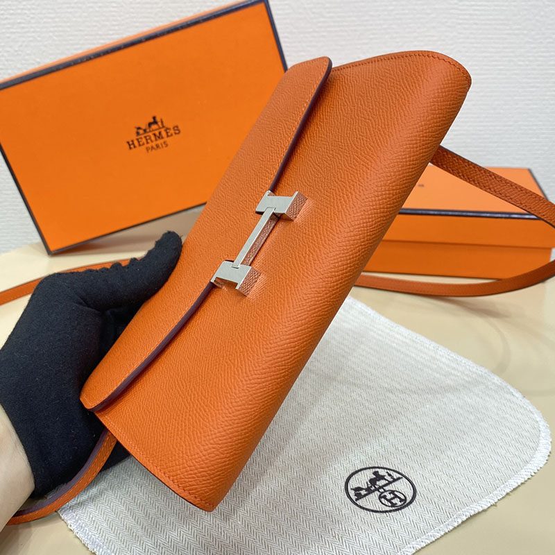 エルメス コンスタンス ロング 定価 HERMES コンスタンスロング トゥーゴー オレンジ ヴォーエプソン シルバー金具 2524270 - 画像 (3)