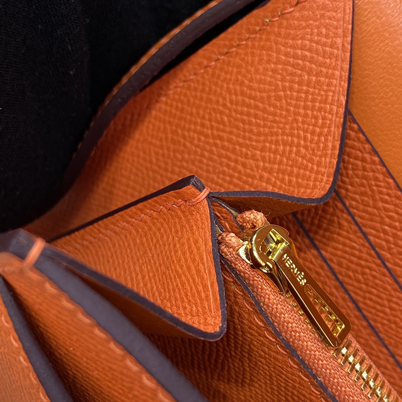 エルメス コンスタンス トゥー ゴー 定価 HERMES コンスタンスロング トゥーゴー オレンジ ヴォーエプソン ゴールド金具 2524271 - 画像 (7)