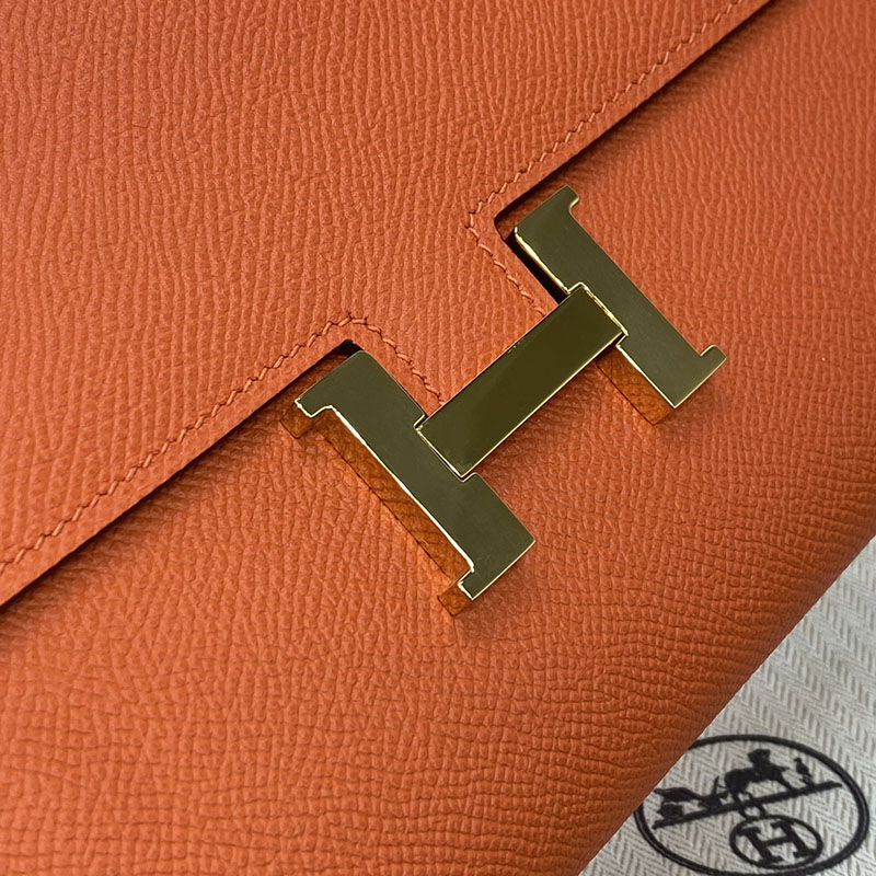 エルメス コンスタンス トゥー ゴー 定価 HERMES コンスタンスロング トゥーゴー オレンジ ヴォーエプソン ゴールド金具 2524271 - 画像 (6)
