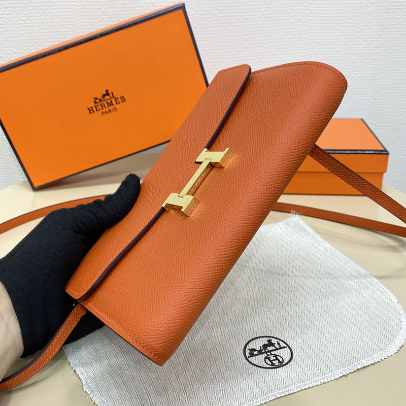 エルメス コンスタンス トゥー ゴー 定価 HERMES コンスタンスロング トゥーゴー オレンジ ヴォーエプソン ゴールド金具 2524271 - 画像 (5)