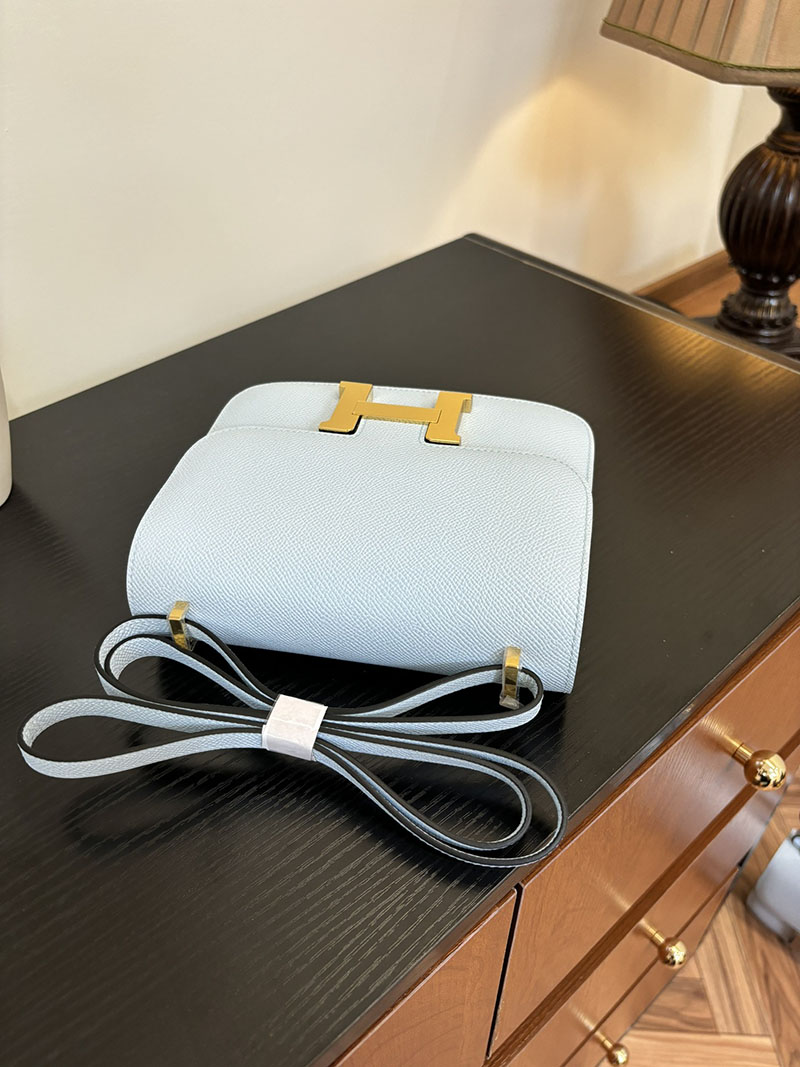 エルメス コンスタンス 超N品 HERMES コンスタンス3 ミニ ブルーブリュム ヴォーエプソン ゴールド\シルバー金具 2524272 - 画像 (3)