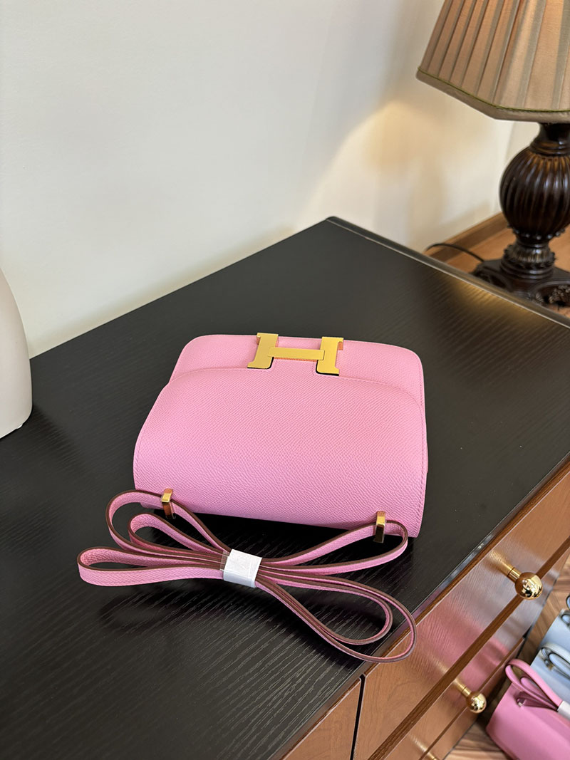 エルメス コンスタンス 超N品 HERMES コンスタンス3 ミニ モーヴシルベストル ヴォーエプソン ゴールド\シルバー金具 2524273 - 画像 (9)