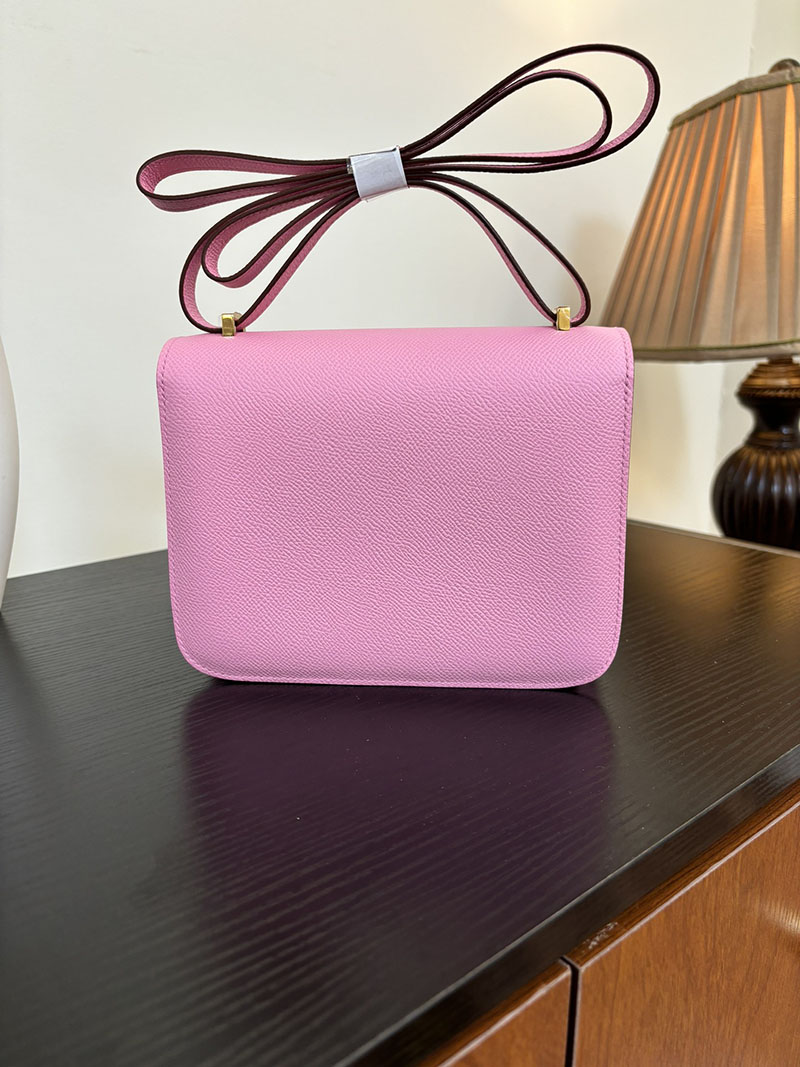 エルメス コンスタンス 超N品 HERMES コンスタンス3 ミニ モーヴシルベストル ヴォーエプソン ゴールド\シルバー金具 2524273 - 画像 (5)