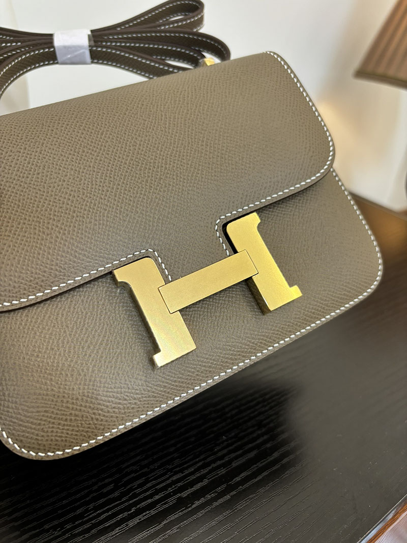 エルメス コンスタンス 超N品 HERMES コンスタンス3 ミニ エトゥープ ヴォーエプソン ゴールド\シルバー金具 2524277 - 画像 (9)