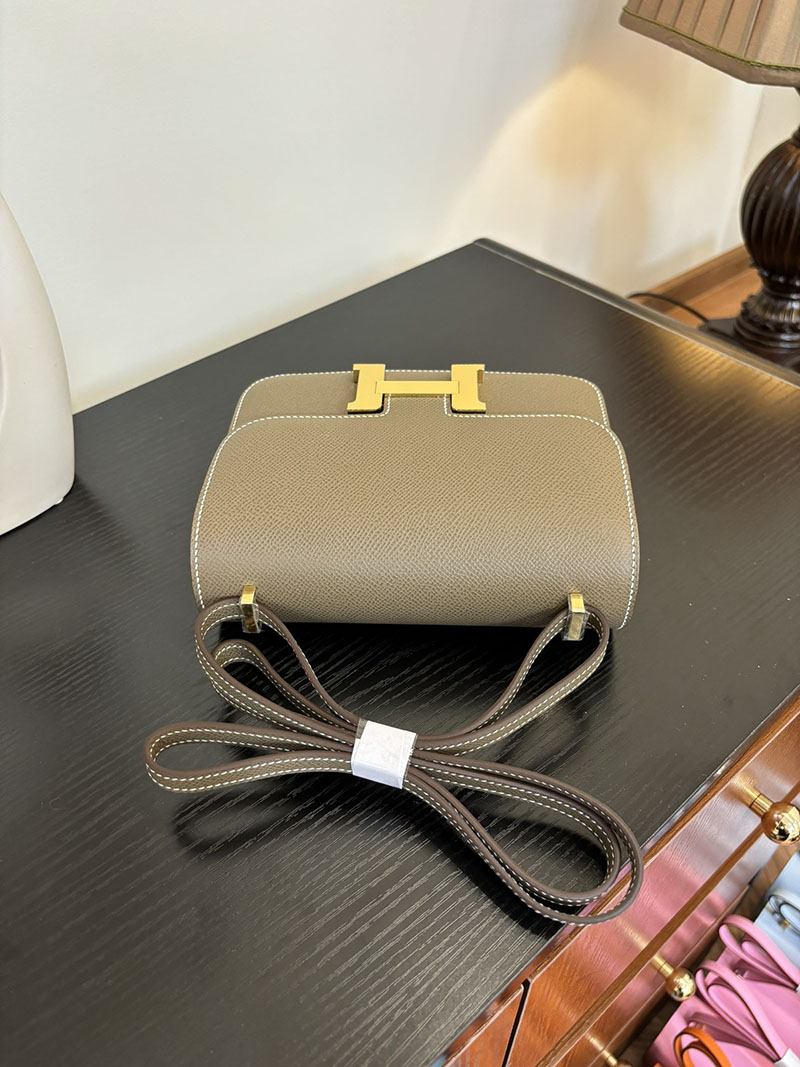 エルメス コンスタンス 超N品 HERMES コンスタンス3 ミニ エトゥープ ヴォーエプソン ゴールド\シルバー金具 2524277 - 画像 (5)