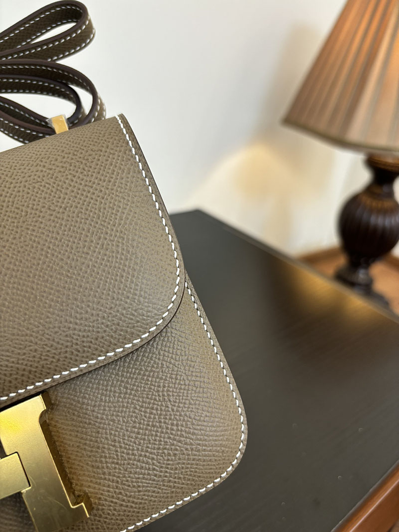 エルメス コンスタンス 超N品 HERMES コンスタンス3 ミニ エトゥープ ヴォーエプソン ゴールド\シルバー金具 2524277 - 画像 (2)