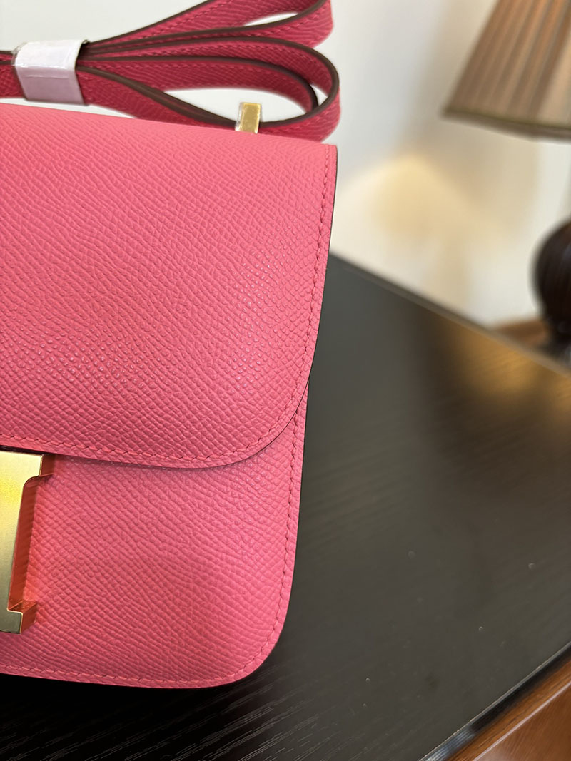 エルメス コンスタンス 超N品 HERMES コンスタンス3 ミニ ローズアザレ ヴォーエプソン ゴールド\シルバー金具 2524278 - 画像 (5)
