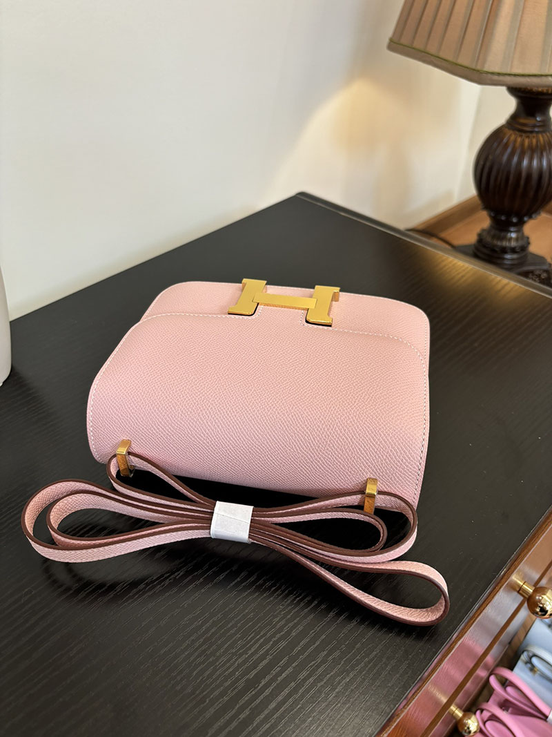 エルメス コンスタンス 超N品 HERMES コンスタンス3 ミニ ローズサクラ ヴォーエプソン ゴールド\シルバー金具 2524279 - 画像 (8)