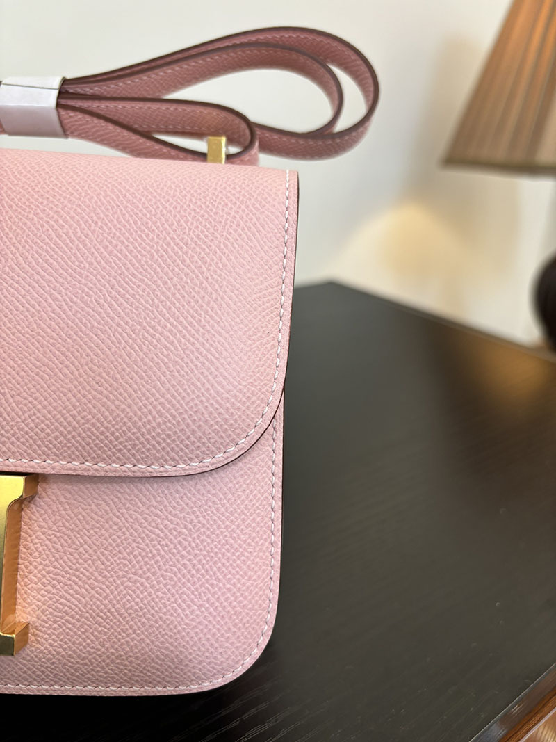 エルメス コンスタンス 超N品 HERMES コンスタンス3 ミニ ローズサクラ ヴォーエプソン ゴールド\シルバー金具 2524279 - 画像 (7)