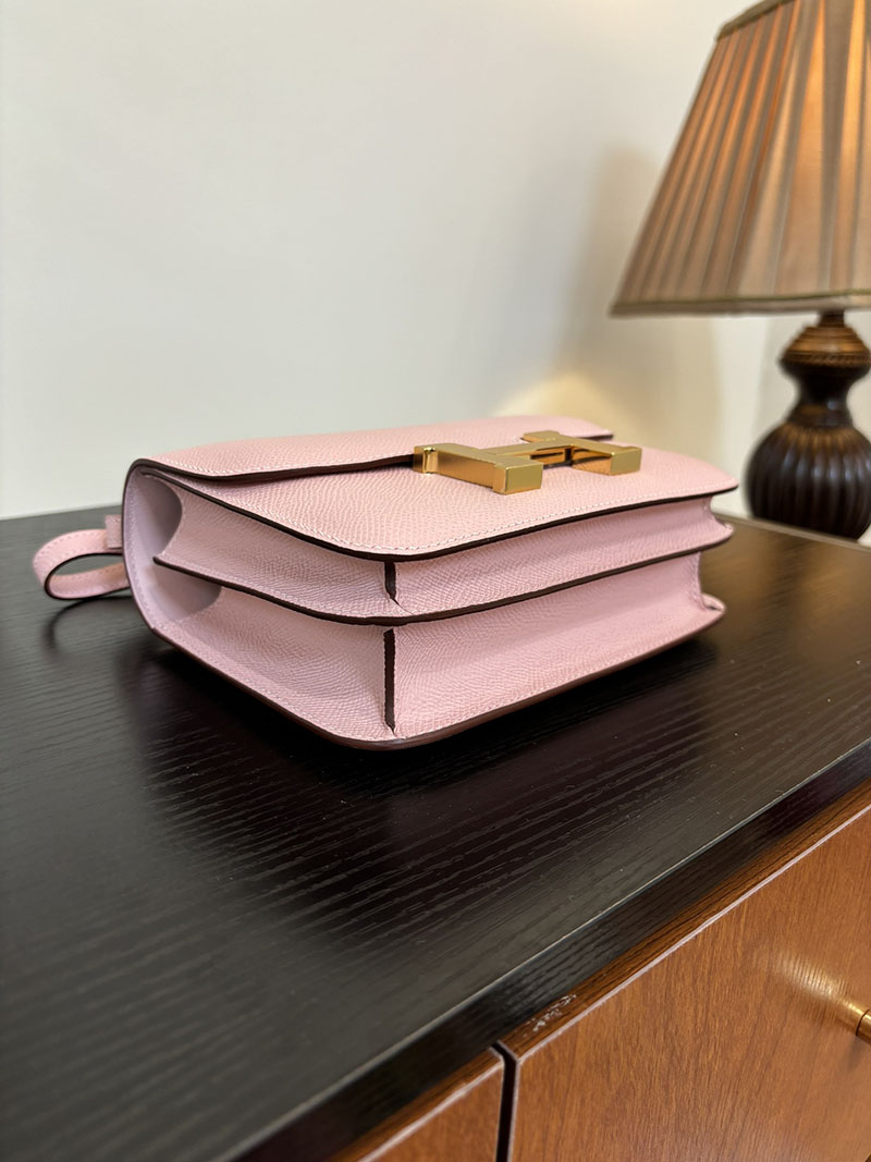 エルメス コンスタンス 超N品 HERMES コンスタンス3 ミニ ローズサクラ ヴォーエプソン ゴールド\シルバー金具 2524279 - 画像 (5)