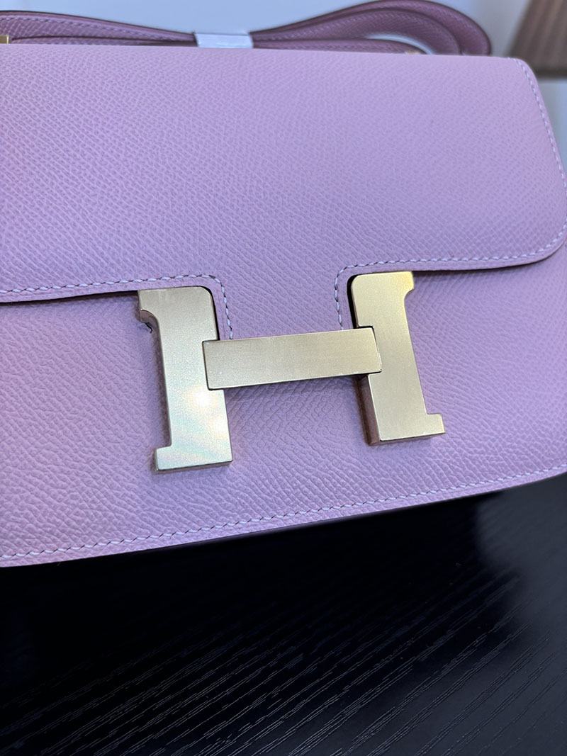 エルメス コンスタンス 超N品 HERMES コンスタンス3 ミニ ローズサクラ ヴォーエプソン ゴールド\シルバー金具 2524279 - 画像 (2)
