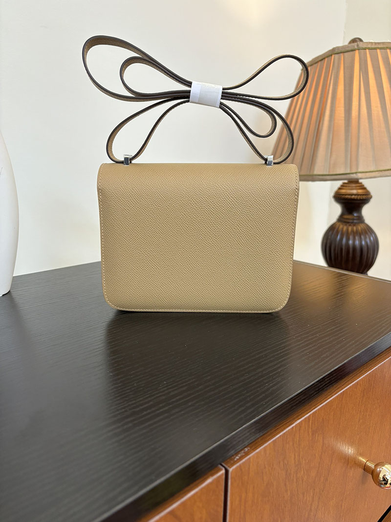 エルメス コンスタンス 超N品 HERMES コンスタンス3 ミニ ビスキュイ ヴォーエプソン ゴールド\シルバー金具 2524281 - 画像 (8)