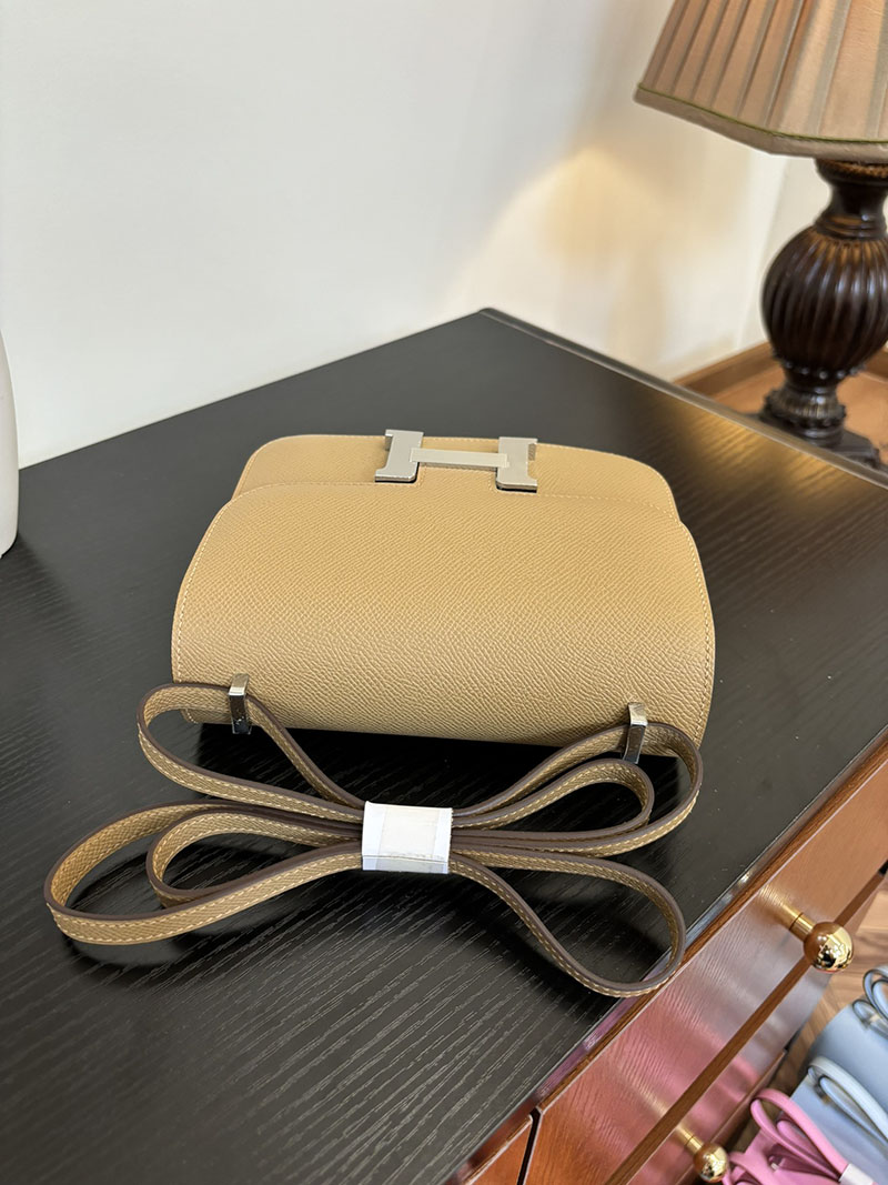 エルメス コンスタンス 超N品 HERMES コンスタンス3 ミニ ビスキュイ ヴォーエプソン ゴールド\シルバー金具 2524281 - 画像 (7)