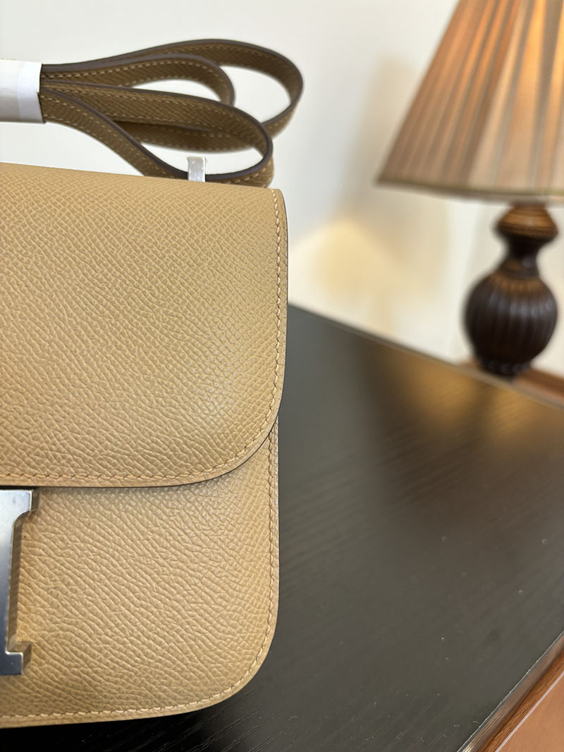 エルメス コンスタンス 超N品 HERMES コンスタンス3 ミニ ビスキュイ ヴォーエプソン ゴールド\シルバー金具 2524281 - 画像 (3)