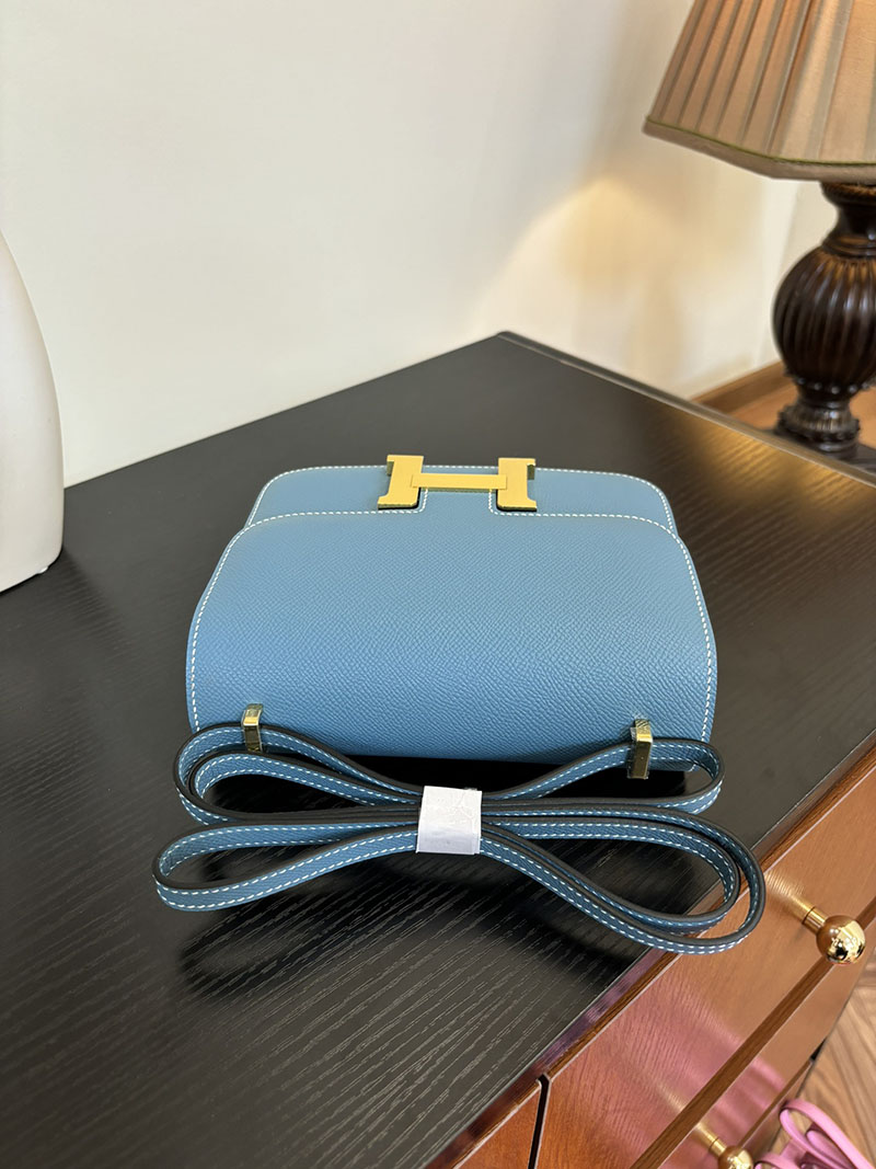 エルメス コンスタンス 超N品 HERMES コンスタンス3 ミニ ブルージーン ヴォーエプソン ゴールド\シルバー金具 2524287 - 画像 (9)