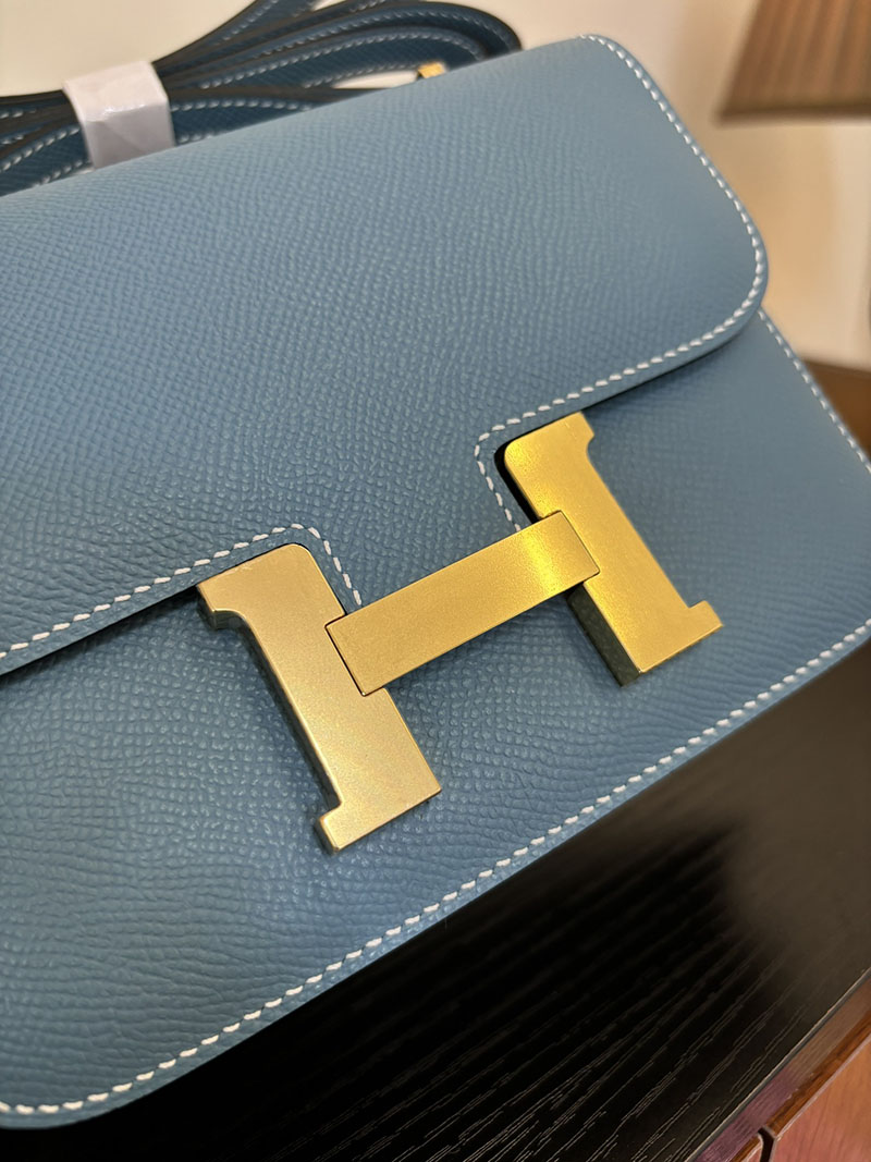 エルメス コンスタンス 超N品 HERMES コンスタンス3 ミニ ブルージーン ヴォーエプソン ゴールド\シルバー金具 2524287 - 画像 (5)
