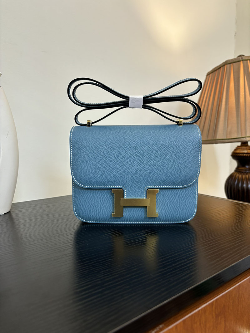エルメス コンスタンス 超N品 HERMES コンスタンス3 ミニ ブルージーン ヴォーエプソン ゴールド\シルバー金具 2524287 - 画像 (4)