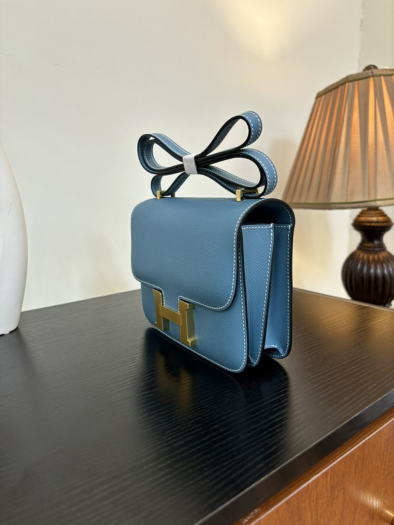 エルメス コンスタンス 超N品 HERMES コンスタンス3 ミニ ブルージーン ヴォーエプソン ゴールド\シルバー金具 2524287 - 画像 (2)