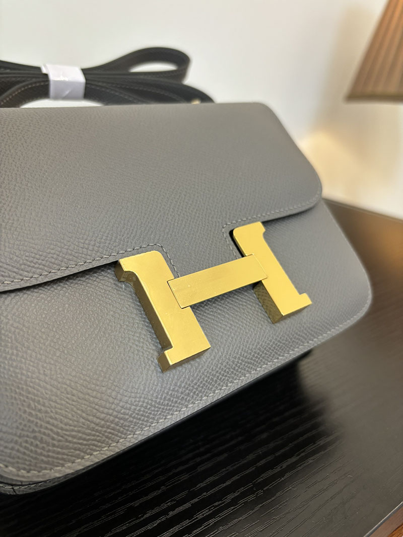 エルメス コンスタンス 超N品 HERMES コンスタンス3 ミニ グリメイヤー ヴォーエプソン ゴールド\シルバー金具 2524288 - 画像 (6)
