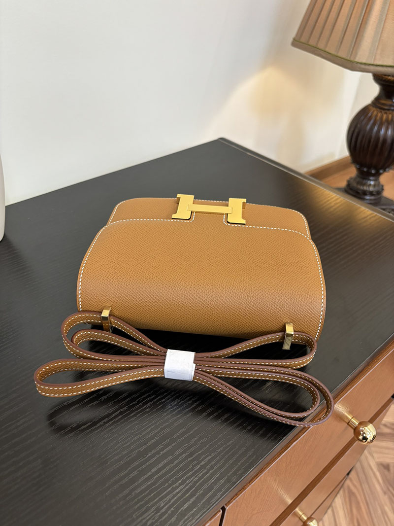 エルメス コンスタンス 超N品 HERMES コンスタンス3 ミニ ゴールド ヴォーエプソン ゴールド\シルバー金具 2524289 - 画像 (6)
