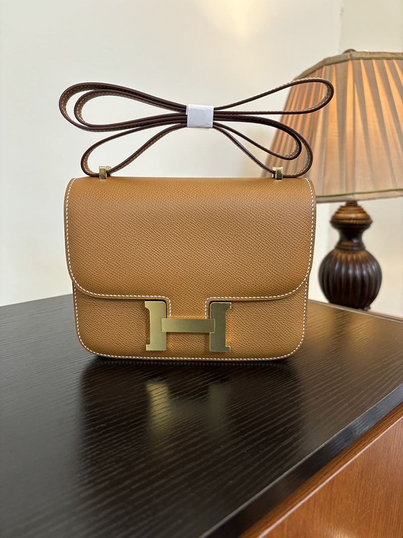 エルメス コンスタンス 超N品 HERMES コンスタンス3 ミニ ゴールド ヴォーエプソン ゴールド\シルバー金具 2524289 - 画像 (5)
