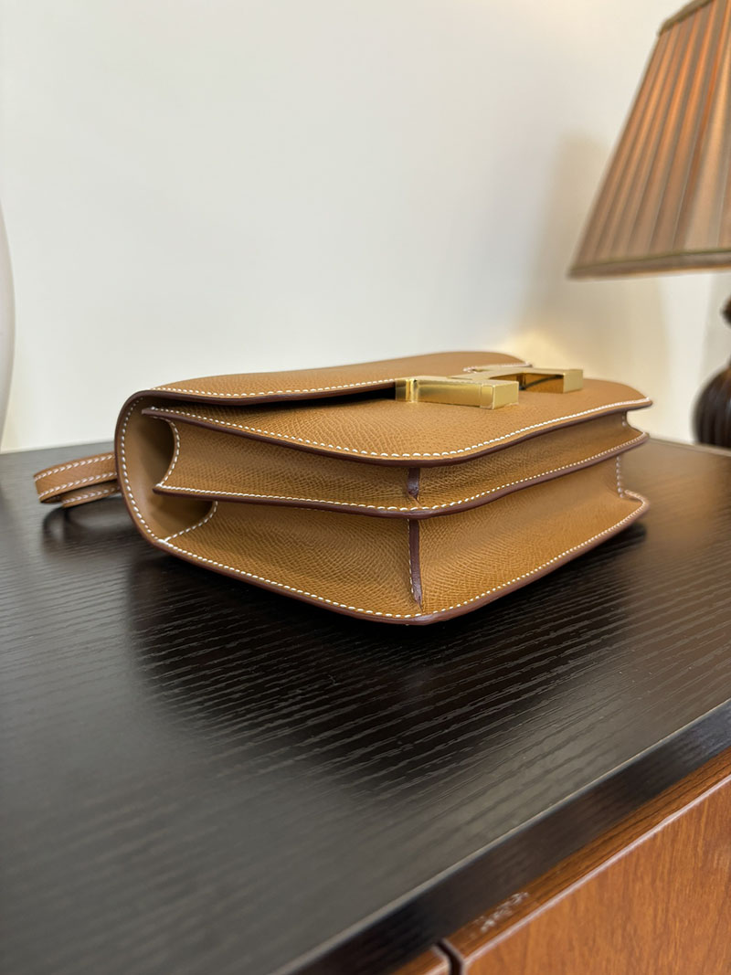エルメス コンスタンス 超N品 HERMES コンスタンス3 ミニ ゴールド ヴォーエプソン ゴールド\シルバー金具 2524289 - 画像 (4)