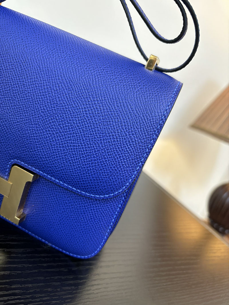 エルメス コンスタンス 超N品 HERMES コンスタンス3 ミニ ブルーエレクトリック ヴォーエプソン ゴールド\シルバー金具 2524292 - 画像 (7)