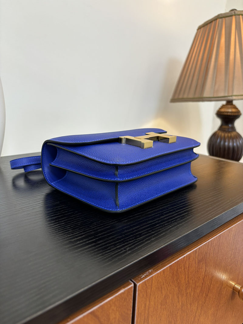 エルメス コンスタンス 超N品 HERMES コンスタンス3 ミニ ブルーエレクトリック ヴォーエプソン ゴールド\シルバー金具 2524292 - 画像 (5)