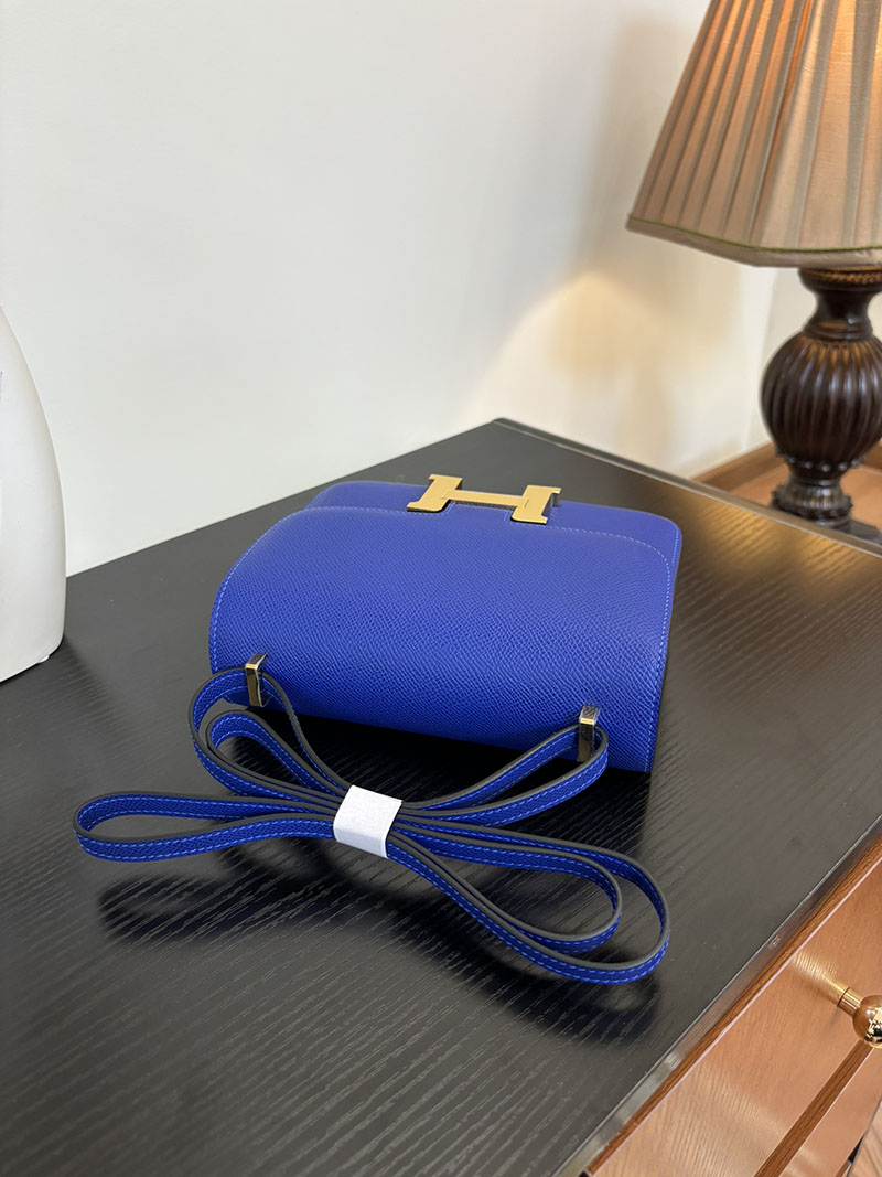 エルメス コンスタンス 超N品 HERMES コンスタンス3 ミニ ブルーエレクトリック ヴォーエプソン ゴールド\シルバー金具 2524292 - 画像 (4)
