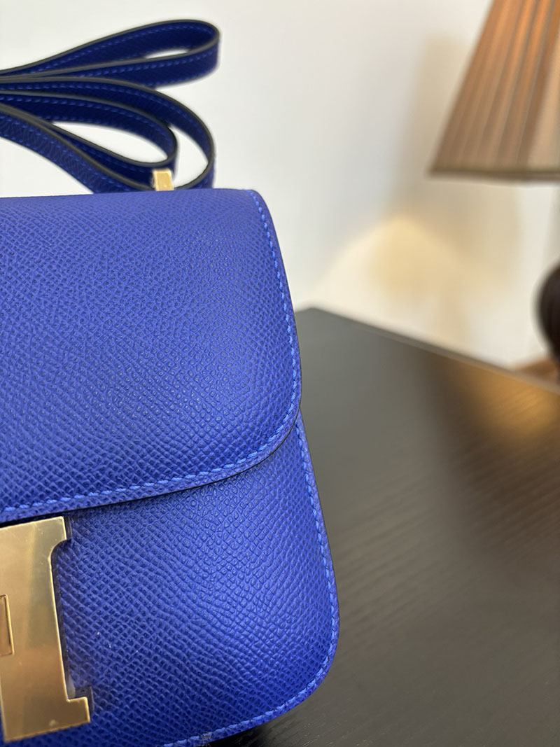 エルメス コンスタンス 超N品 HERMES コンスタンス3 ミニ ブルーエレクトリック ヴォーエプソン ゴールド\シルバー金具 2524292 - 画像 (2)
