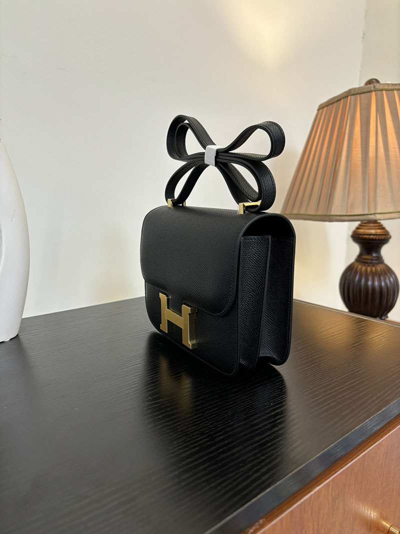 エルメス コンスタンス 超N品 HERMES コンスタンス3 ミニ 黒 ブラック ヴォーエプソン ゴールド\シルバー金具 2524297 - 画像 (6)