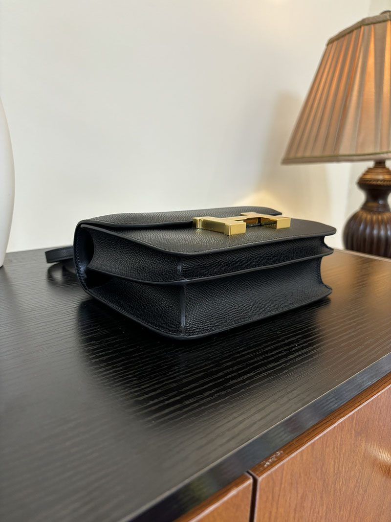 エルメス コンスタンス 超N品 HERMES コンスタンス3 ミニ 黒 ブラック ヴォーエプソン ゴールド\シルバー金具 2524297 - 画像 (4)