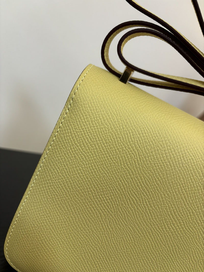 エルメス コンスタンス 超N品 HERMES コンスタンス3 ミニ ライム ヴォーエプソン ゴールド\シルバー金具 2524298 - 画像 (5)