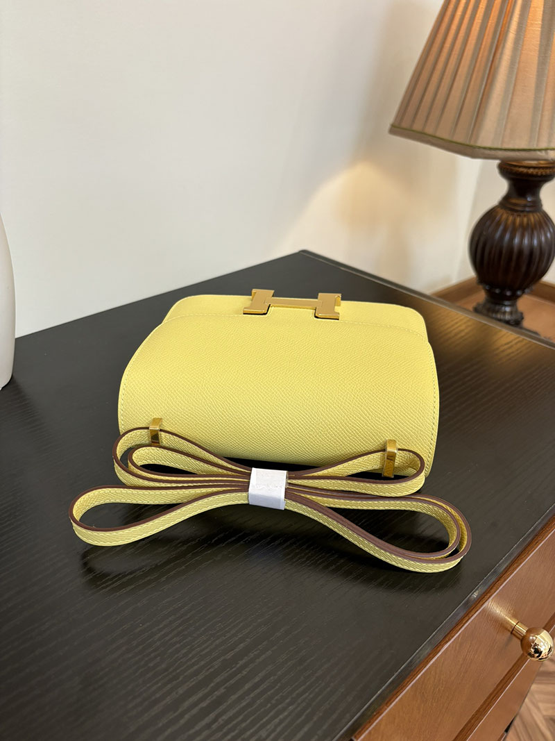 エルメス コンスタンス 超N品 HERMES コンスタンス3 ミニ ライム ヴォーエプソン ゴールド\シルバー金具 2524298 - 画像 (4)