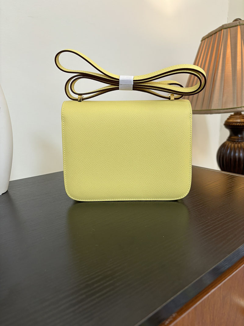 エルメス コンスタンス 超N品 HERMES コンスタンス3 ミニ ライム ヴォーエプソン ゴールド\シルバー金具 2524298 - 画像 (2)