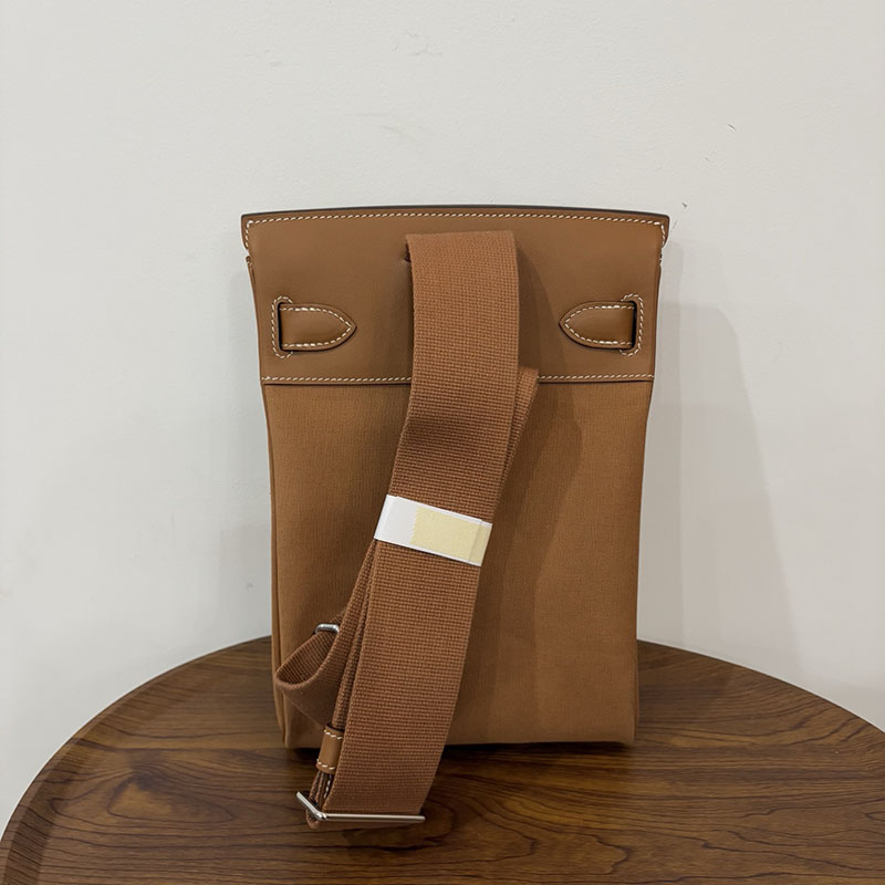 エルメス ケリー アッカド 定価 HERMES ケリー アッカド HAC A DOS ゴールド トワル/スイフト シルバー金具 2524346 - 画像 (9)