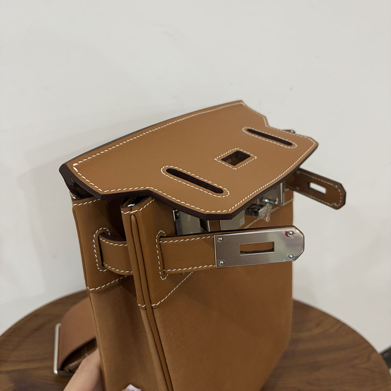 エルメス ケリー アッカド 定価 HERMES ケリー アッカド HAC A DOS ゴールド トワル/スイフト シルバー金具 2524346 - 画像 (2)