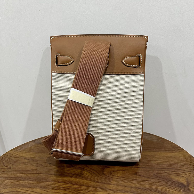 エルメス ケリーアッカド コーデ HERMES ケリー アッカド HAC A DOS ゴールド トワル/スイフト シルバー金具 2524349 - 画像 (9)