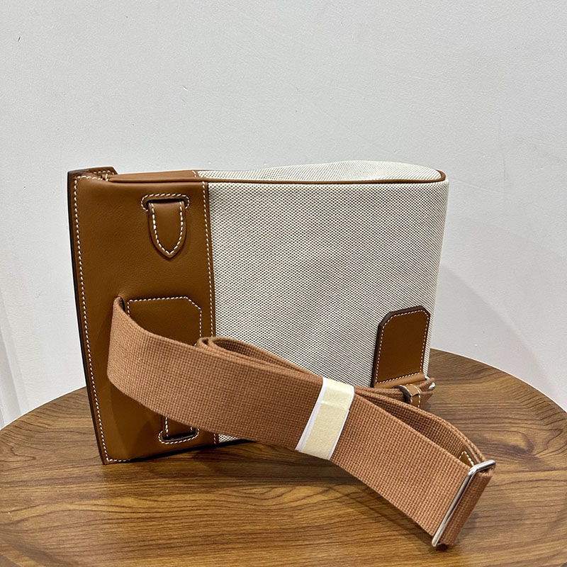 エルメス ケリーアッカド コーデ HERMES ケリー アッカド HAC A DOS ゴールド トワル/スイフト シルバー金具 2524349 - 画像 (7)